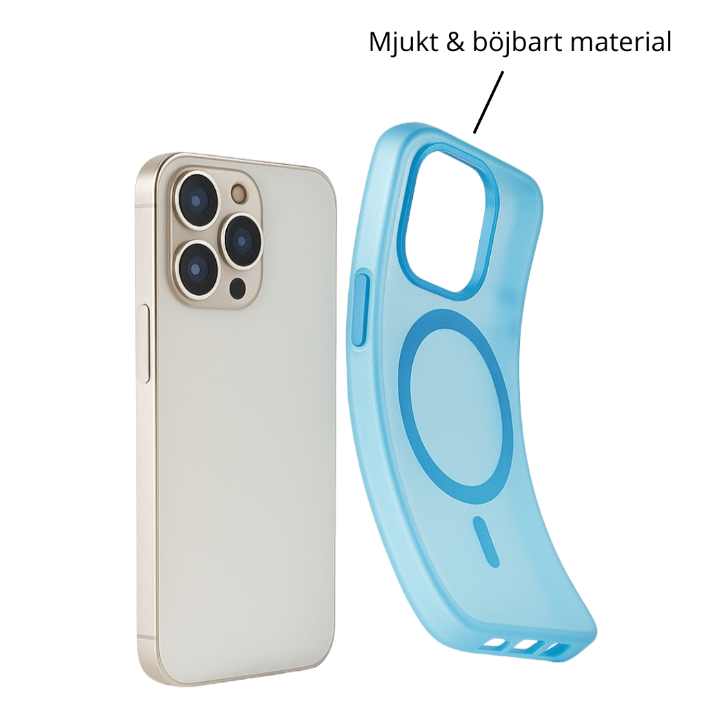 Mobilskal MagSafe Ljusblå Transparent