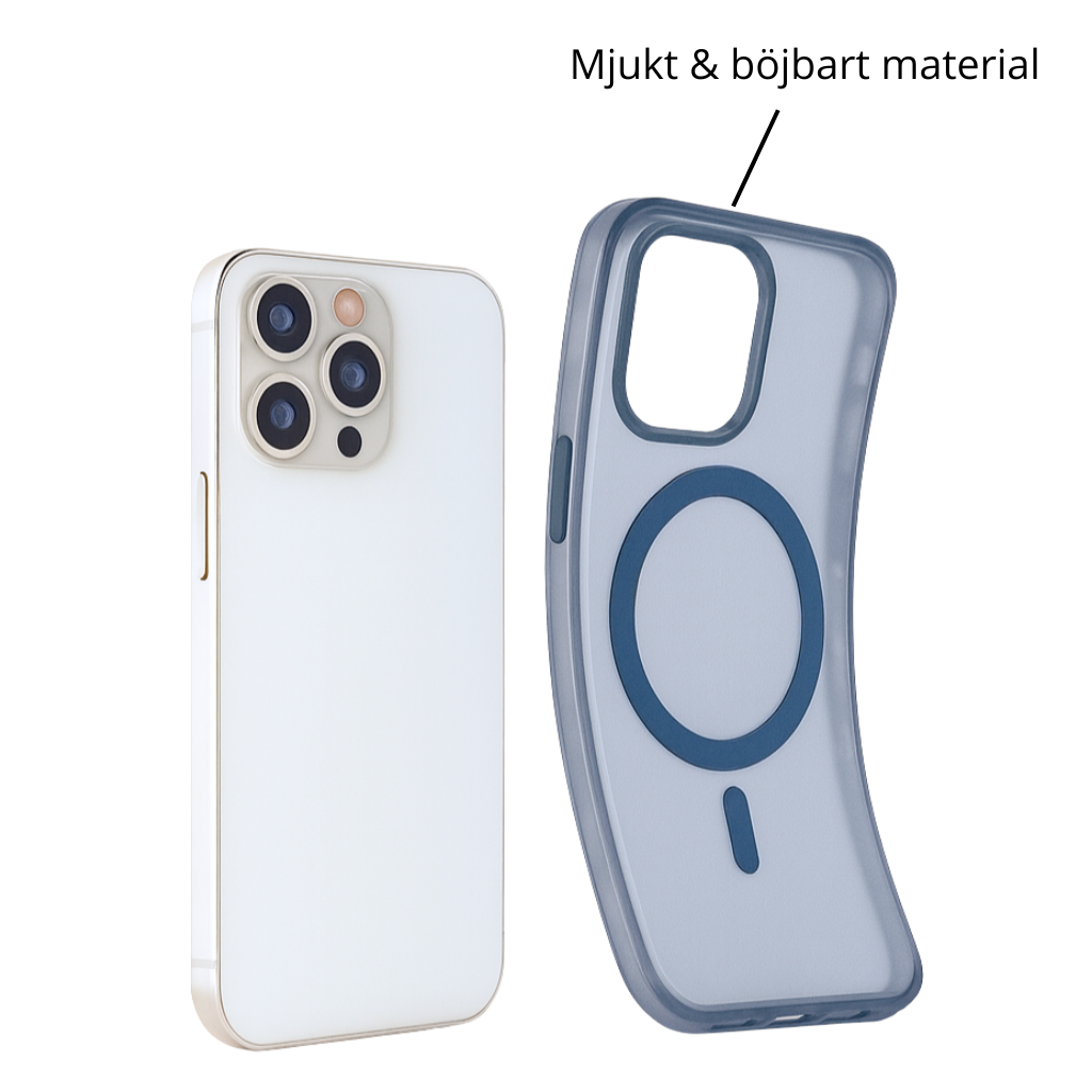 Mobilskal MagSafe Mörkblå Transparent
