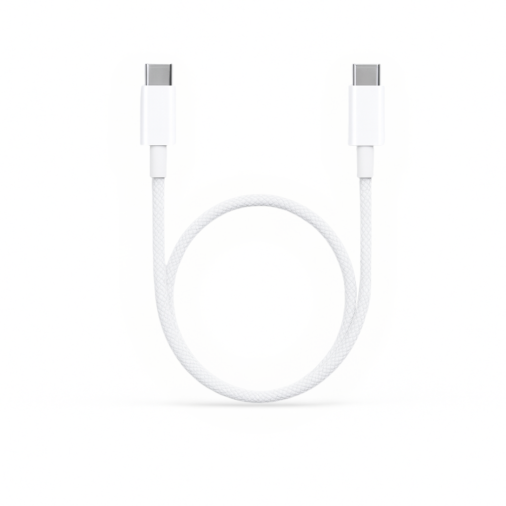 Micflip Rainbow snabbladdningskabel USB-C till USB-C 60W, 3A, 1m USB-C PD