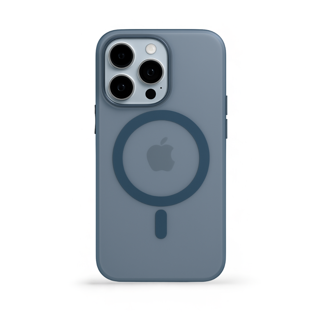 Mobilskal MagSafe Mörkblå Transparent