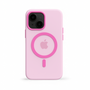 Mobilskal MagSafe Rosa Transparent