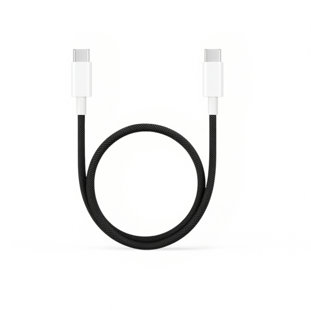 Micflip Rainbow snabbladdningskabel USB-C till USB-C 60W, 3A, 1m USB-C PD